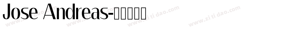 Jose Andreas字体转换